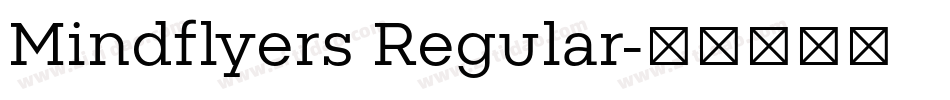 Mindflyers Regular字体转换